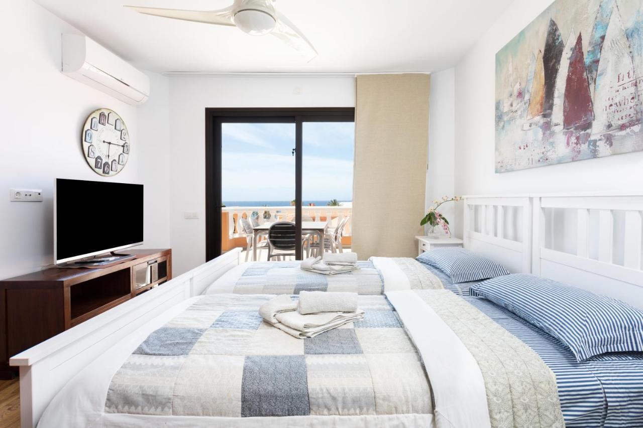 Exclusive Penthouse Playa Las Vistas 4 Close To The Sea And Beach, Aircondition For A Fee, Wifi, Terrace, Heated Pool Playa de las Americas (Tenerife) Exterior foto