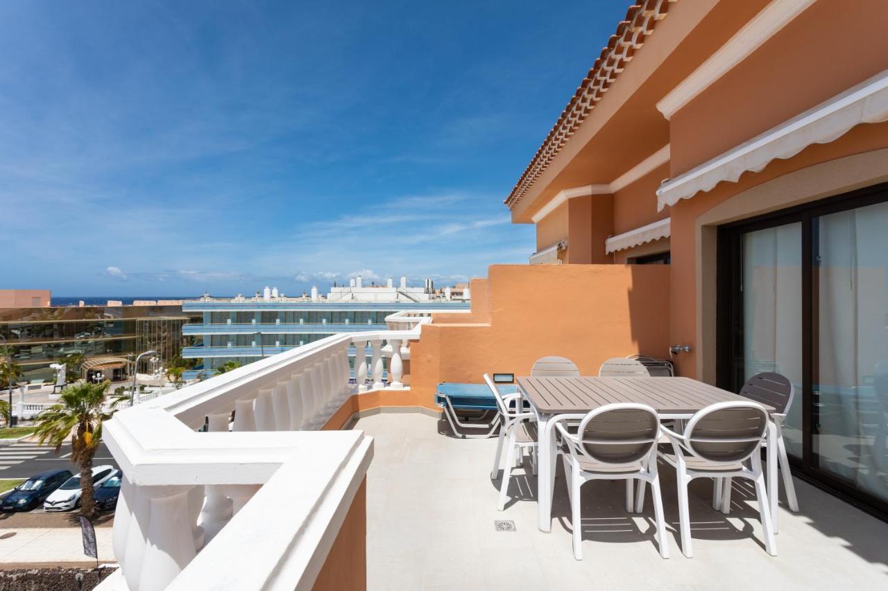 Exclusive Penthouse Playa Las Vistas 4 Close To The Sea And Beach, Aircondition For A Fee, Wifi, Terrace, Heated Pool Playa de las Americas (Tenerife) Exterior foto