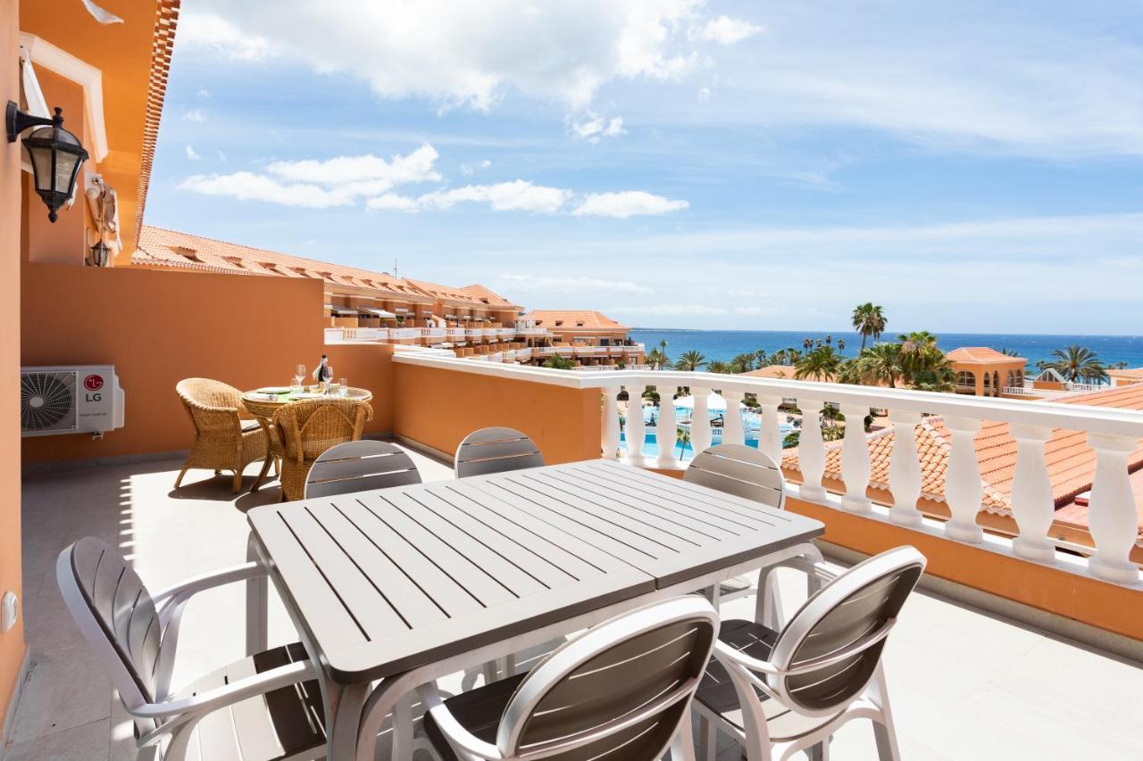 Exclusive Penthouse Playa Las Vistas 4 Close To The Sea And Beach, Aircondition For A Fee, Wifi, Terrace, Heated Pool Playa de las Americas (Tenerife) Exterior foto