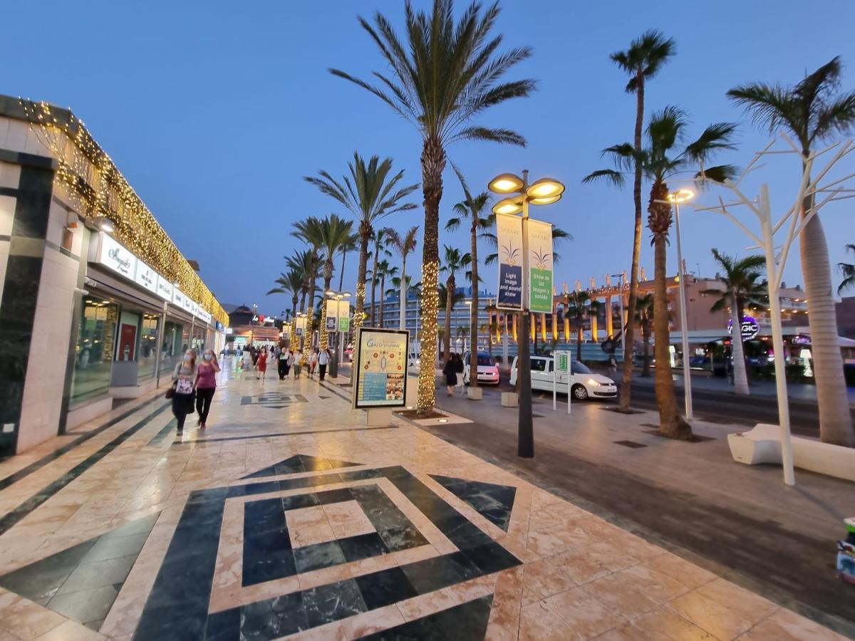 Exclusive Penthouse Playa Las Vistas 4 Close To The Sea And Beach, Aircondition For A Fee, Wifi, Terrace, Heated Pool Playa de las Americas (Tenerife) Exterior foto